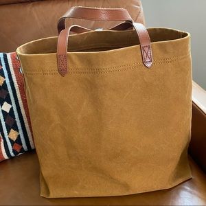Madewell canvas transport tote